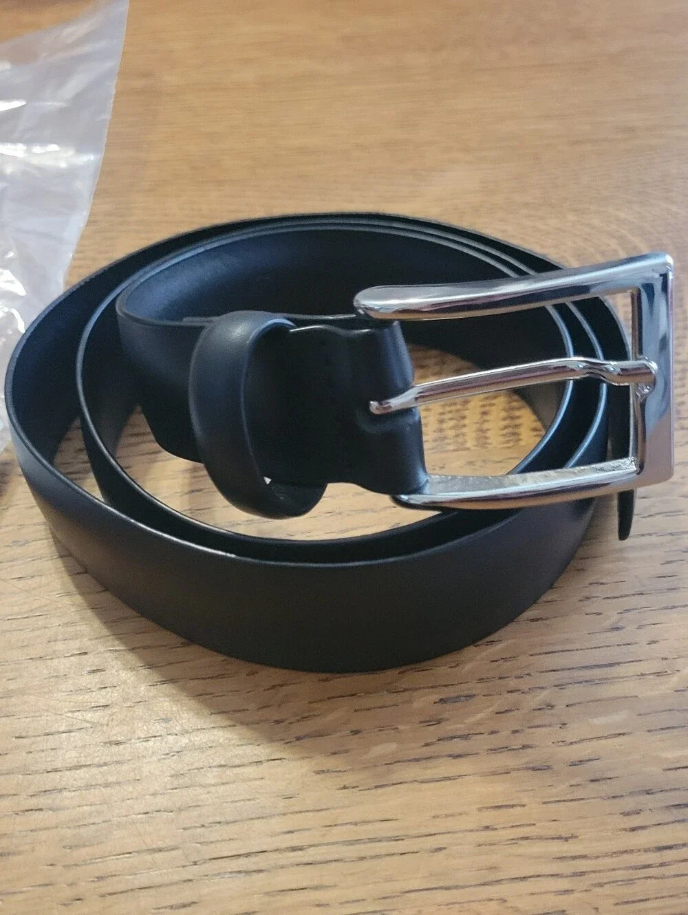 J. Crew Italian Leather Dress Belt - black